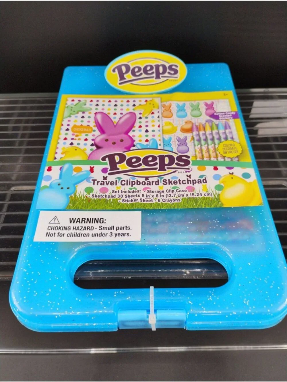 Peeps Travel Clipboard Sketchpad Set With Storage Case